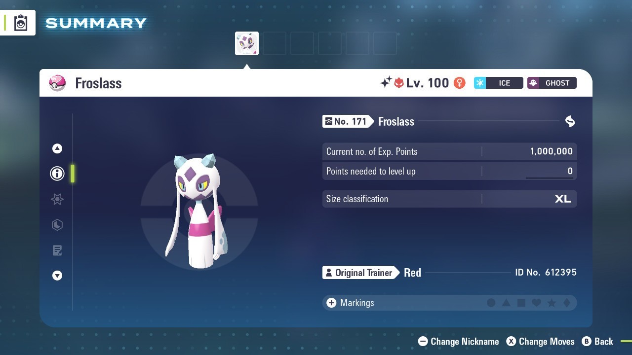 🌟6 IVs Shiny Alpha Battle Ready Froslass | Pokémon Legends: Z-A🌟