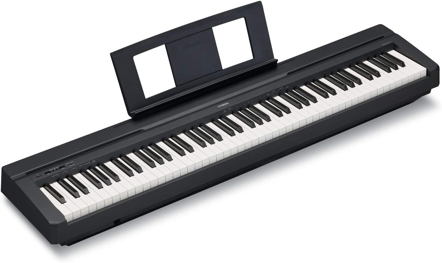 P71 88-Key Weighted Action Digital Piano with Sustain Pedal and Power Supply (Am
