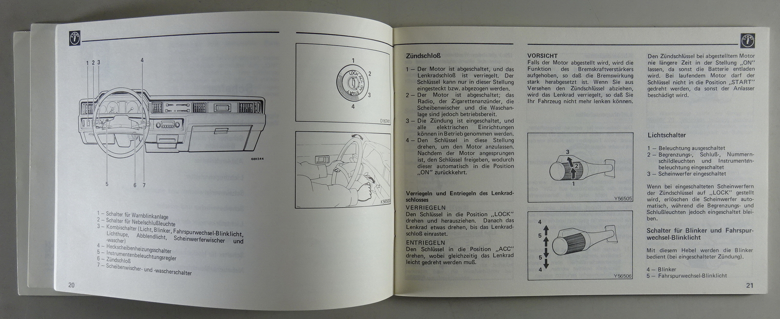 Operating Instructions / Manual Mitsubishi Tredia Stand 1982