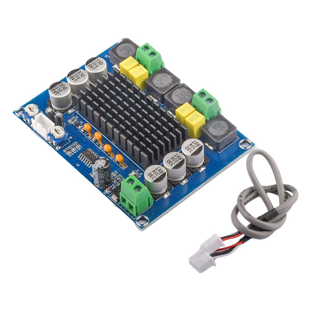 DC 12V 24V TPA3116 D2 120W+120W Dual Channel Digital Power Audio Amplifier Board