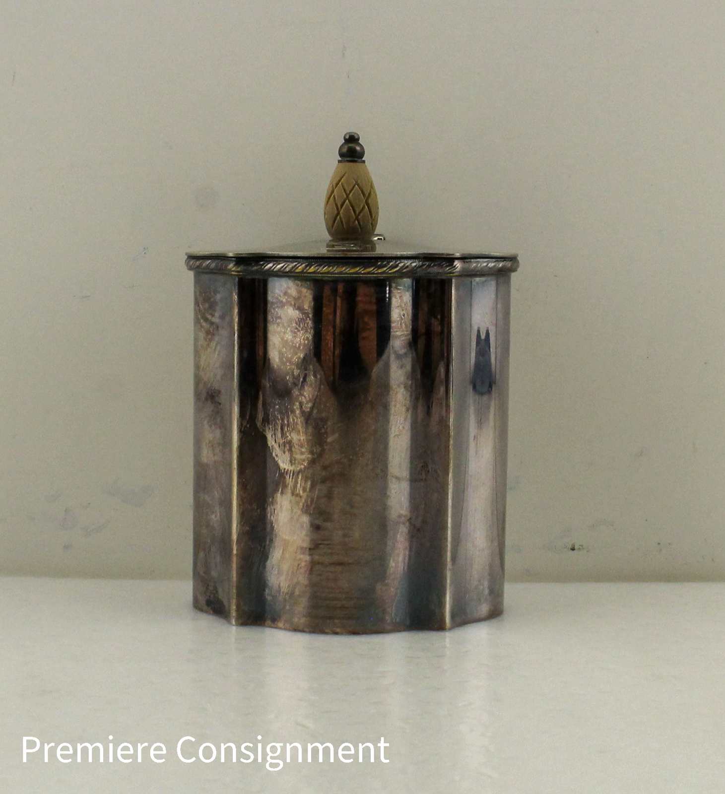 1960's Tea Caddy / Cigarette Box IFS Israel Freeman and Sons Italy Silverplate