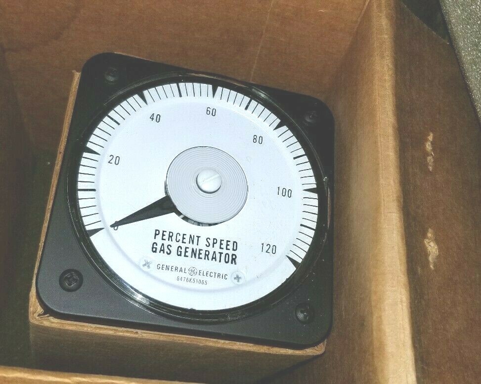 General Electric  50-103111FAFA2TCD DC AMMETER 0-1 MA DC ONAN 302-1484 NOS