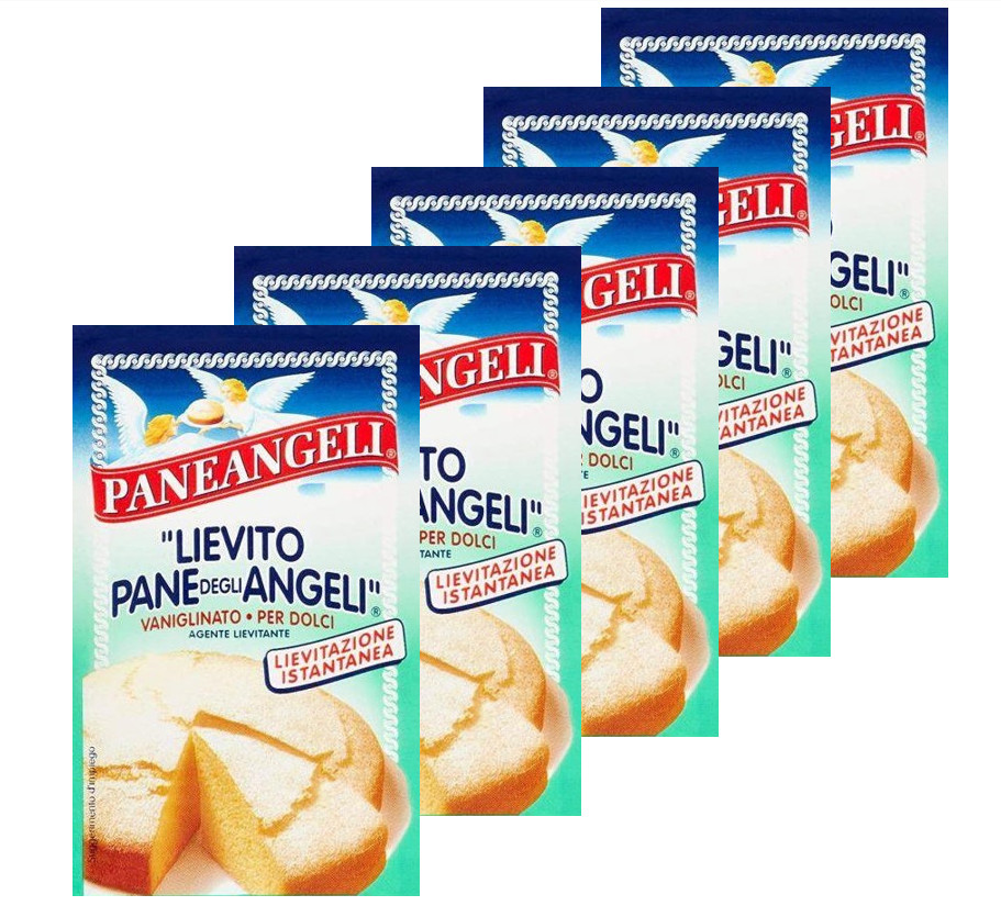 Paneangeli Lievito 16g (x5 bags) - Italian raising agent - yeast - from Italy