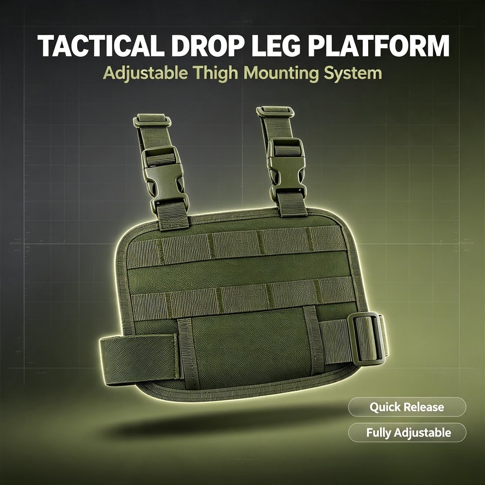 Tactical Drop Leg Thigh Rig Platform Quick Release Adjustable Thigh Harness
