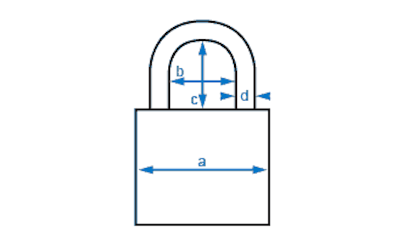 ABUS Titalium 40mm Long Shackle Padlock-Keyed To Differ Abus Padlocks Free Post