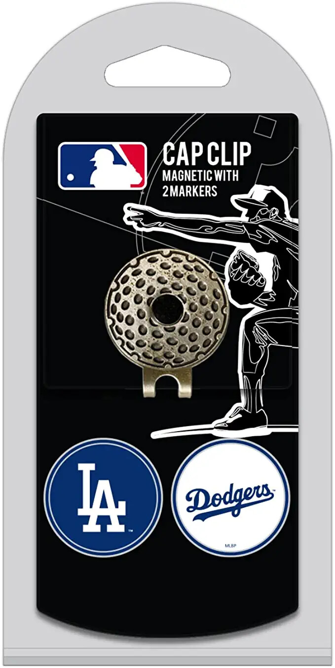 New Los Angeles Dodgers Team Golf Ball Marker Set with 2 Golf Ball Markers