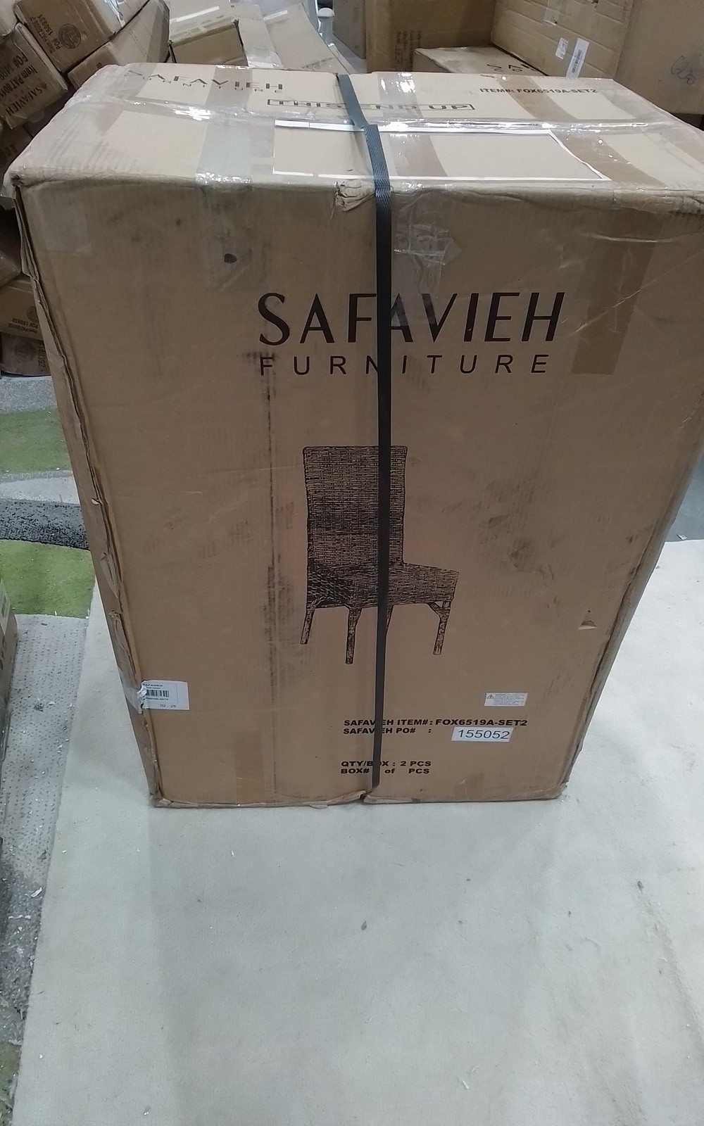 Safavieh BEACON SIDE CHAIR, Reduced Price 2172777235 FOX6519A-SET2