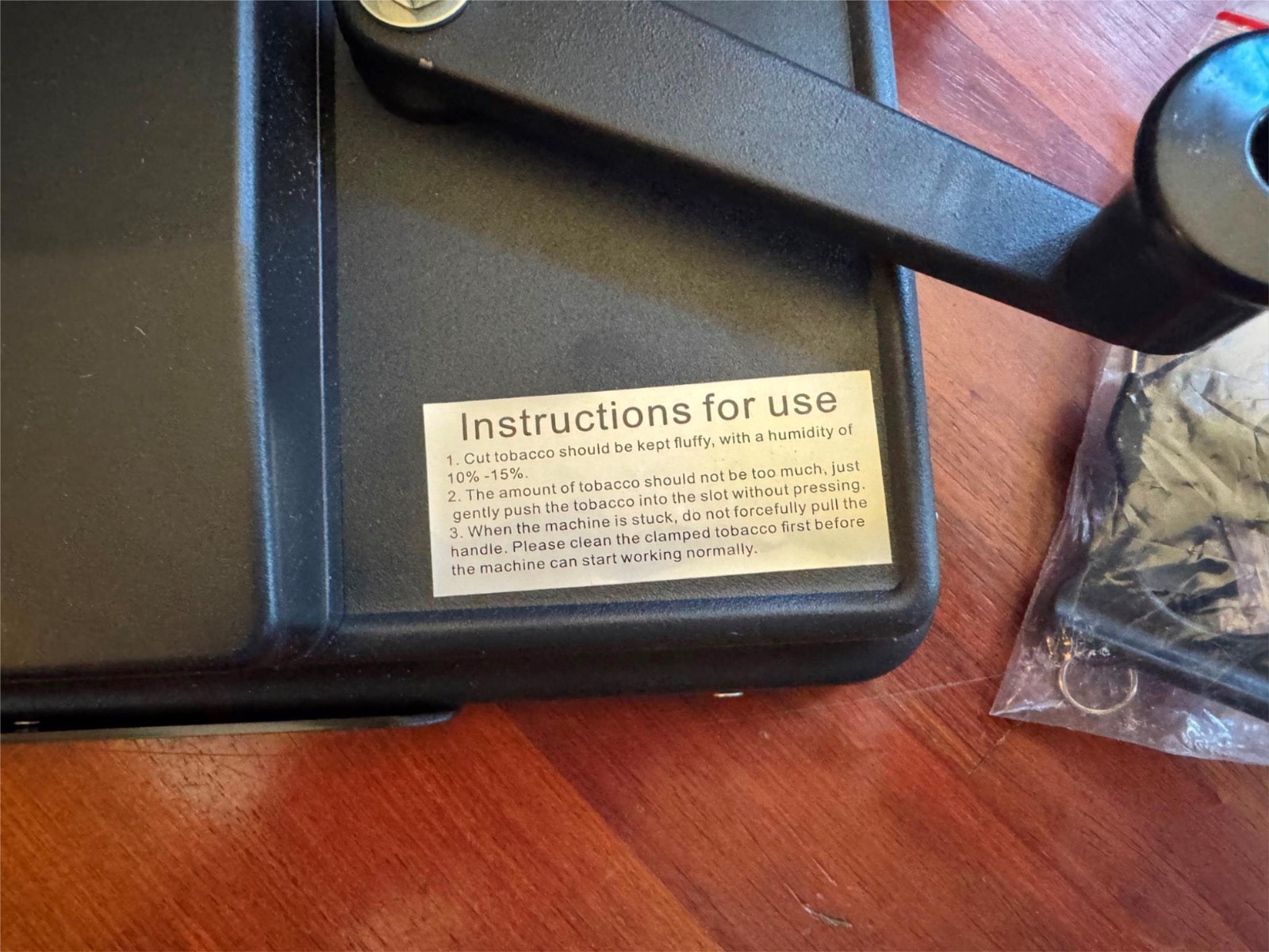 Karony Black Cigarette Rolling Machine