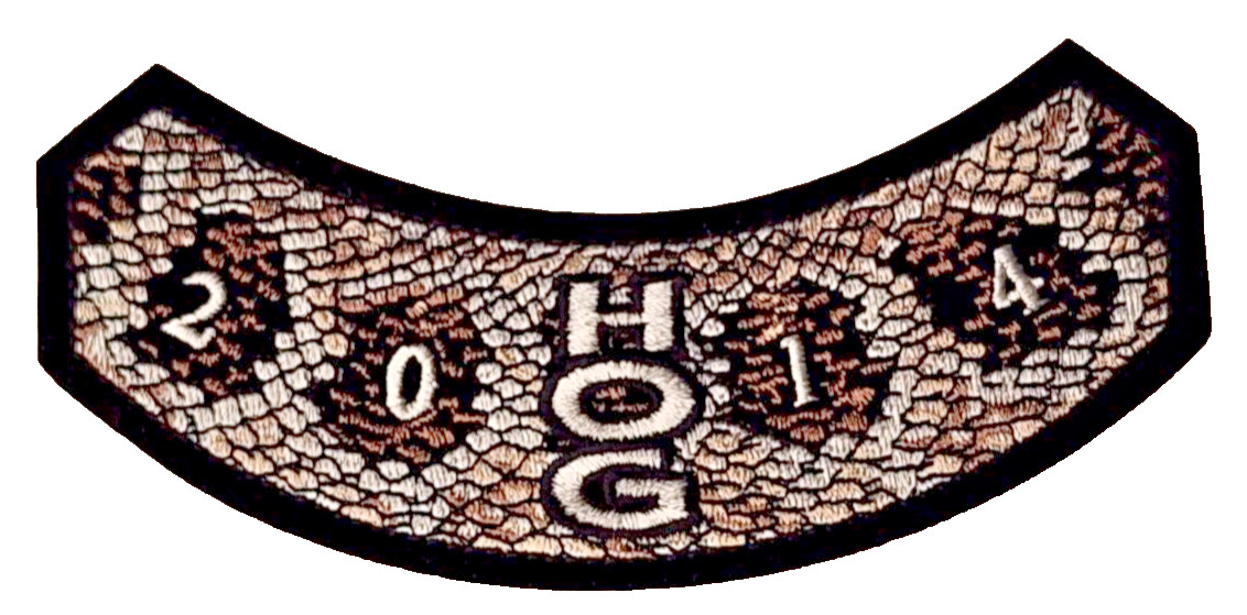 NEW! 2014 Hog Harley Davidson 5  1/2" Patch - Never Used!