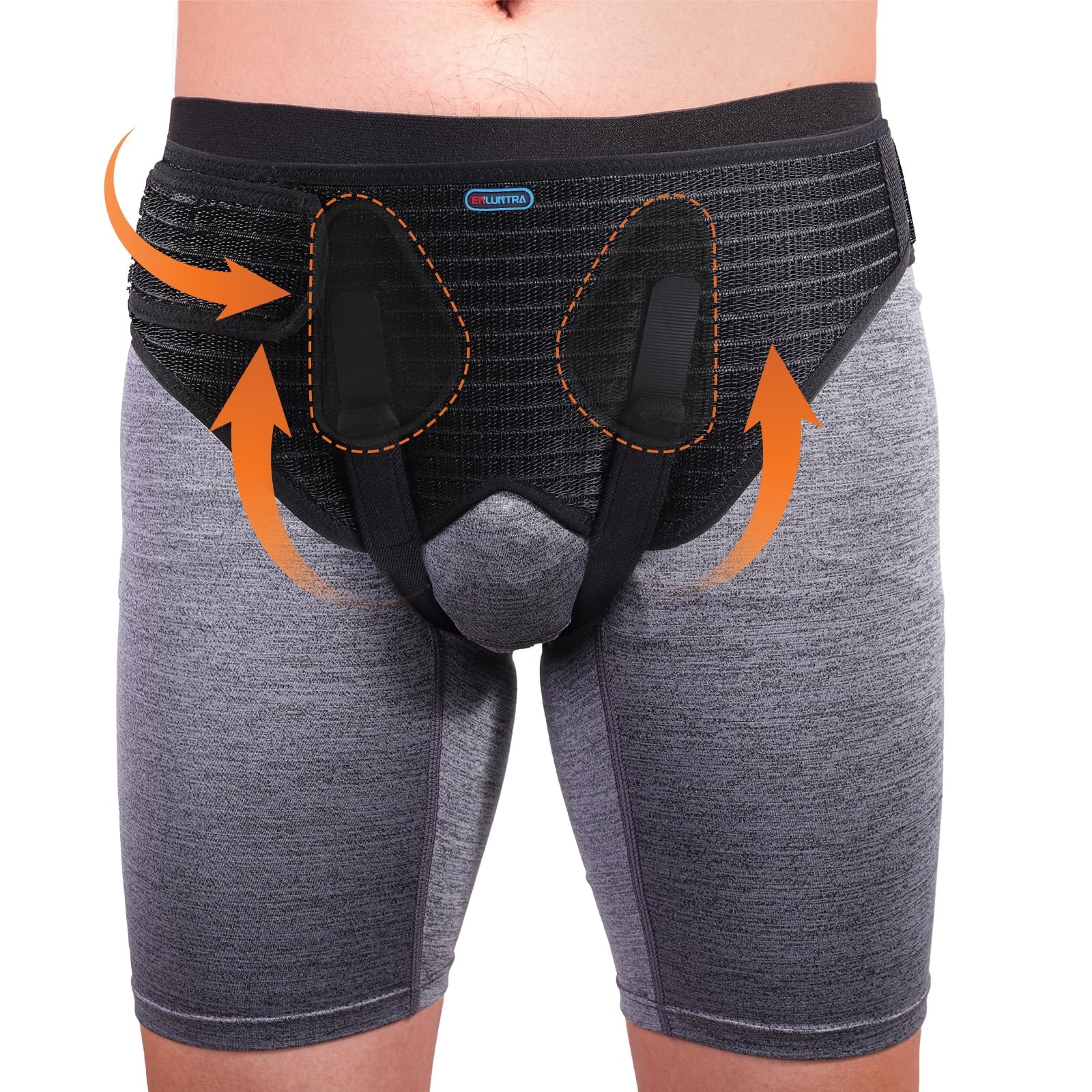 ENLUNTRA Hernia Belts for Men， Adjustable Inguinal Hernia Support Belt for Me...