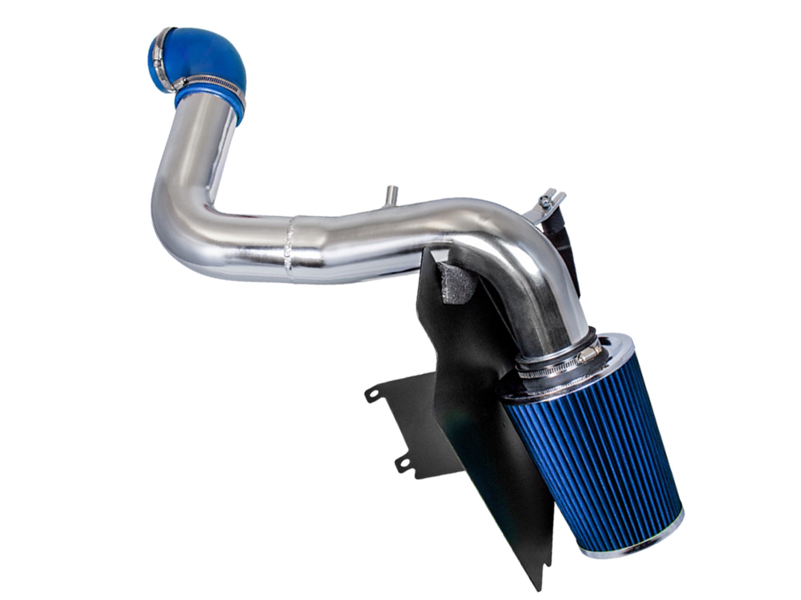 BCP BLUE 98-03 Chevy S-10 / GMC Sonoma 2.2L Heat Shield Cold Air Intake + Filter