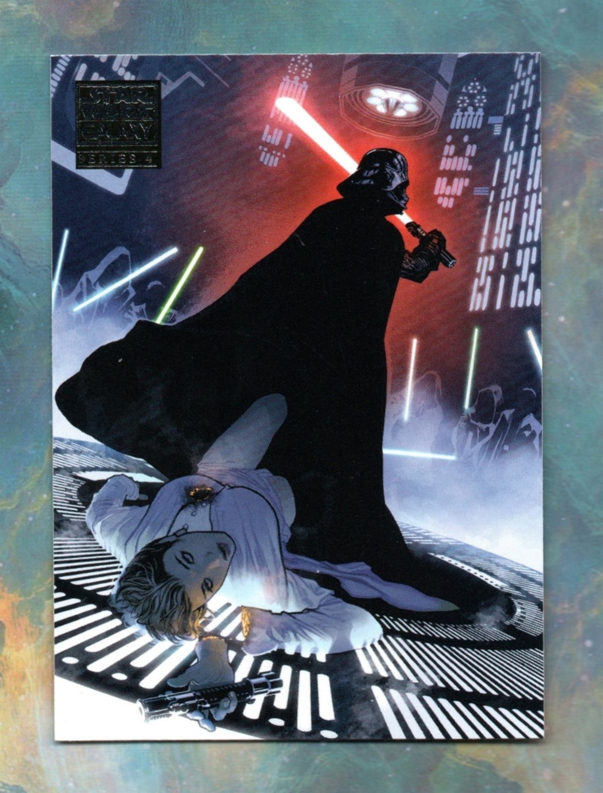 2009 Topps Star Wars Galaxy Series 4 BASE Card #94 / OPERATION PURGE DARTH VADER