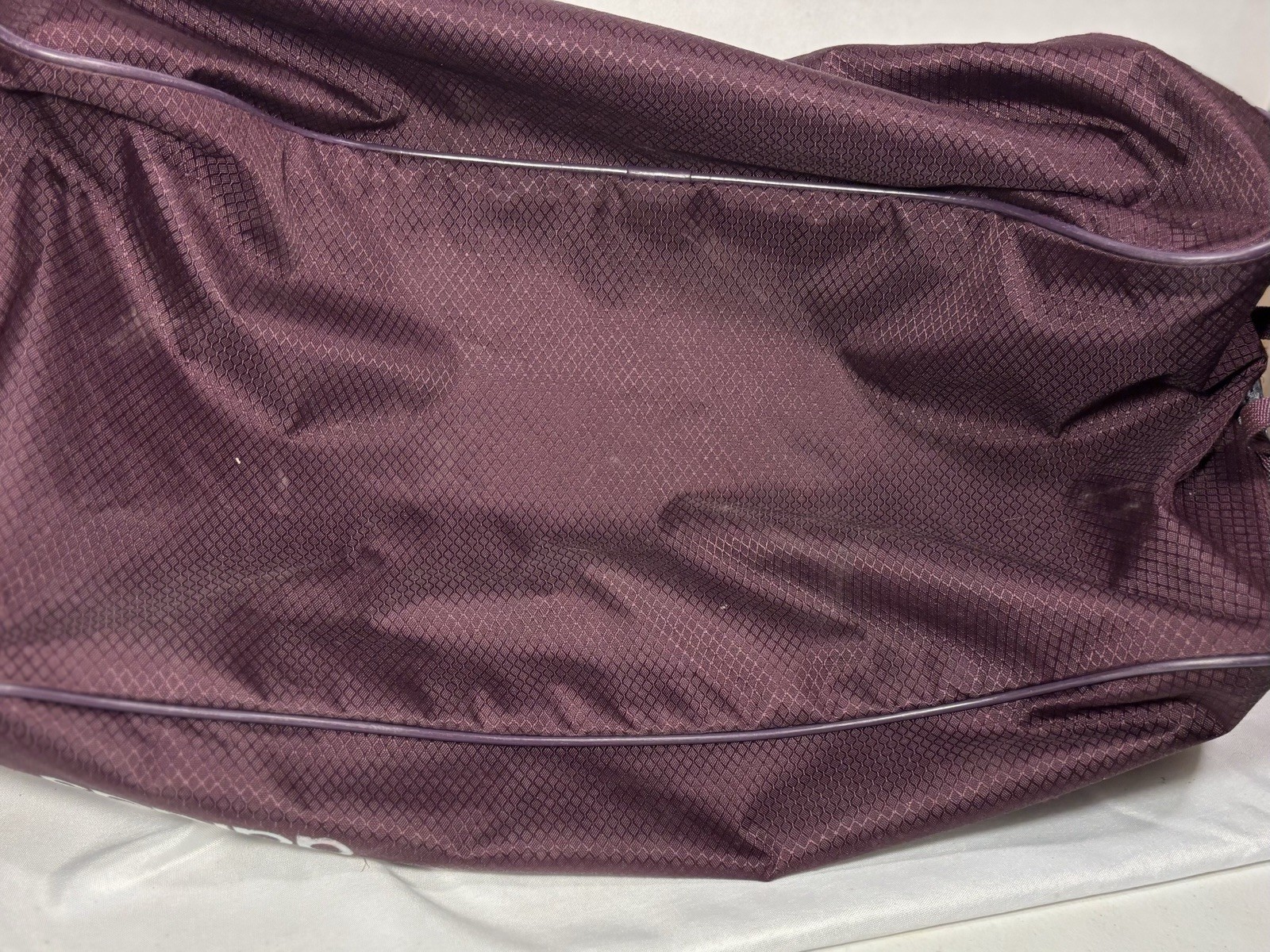 Adidas Women's Squad Gym Duffel Bag Gray and Purple One Size