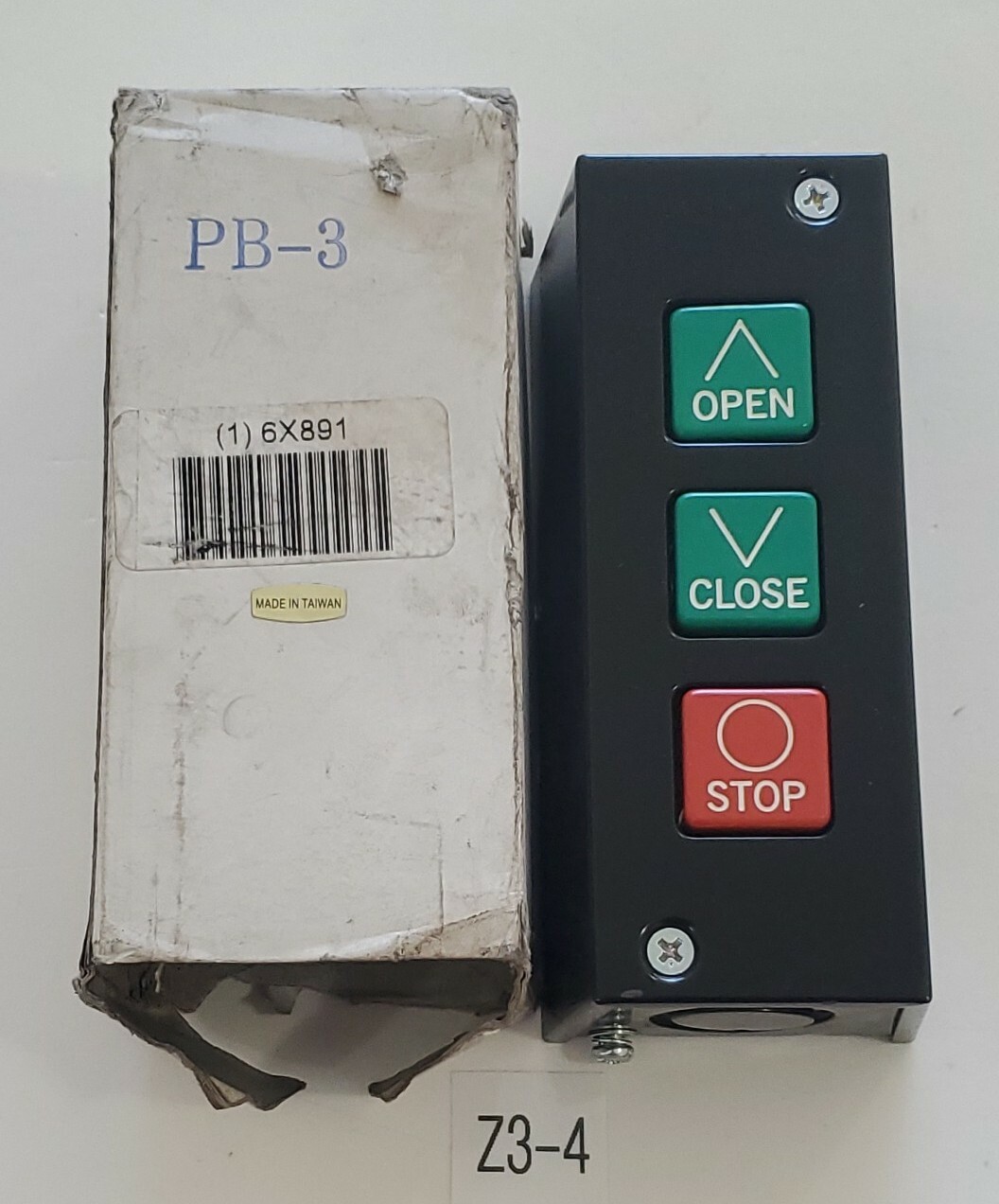 *NEW IN BOX* Telectron Grainger PBS-3 3-Button Control Station 6X891 + Warranty!