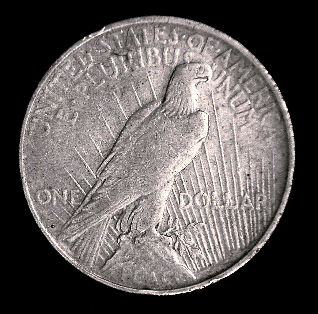 1927-D Peace Dollar, EF #2412