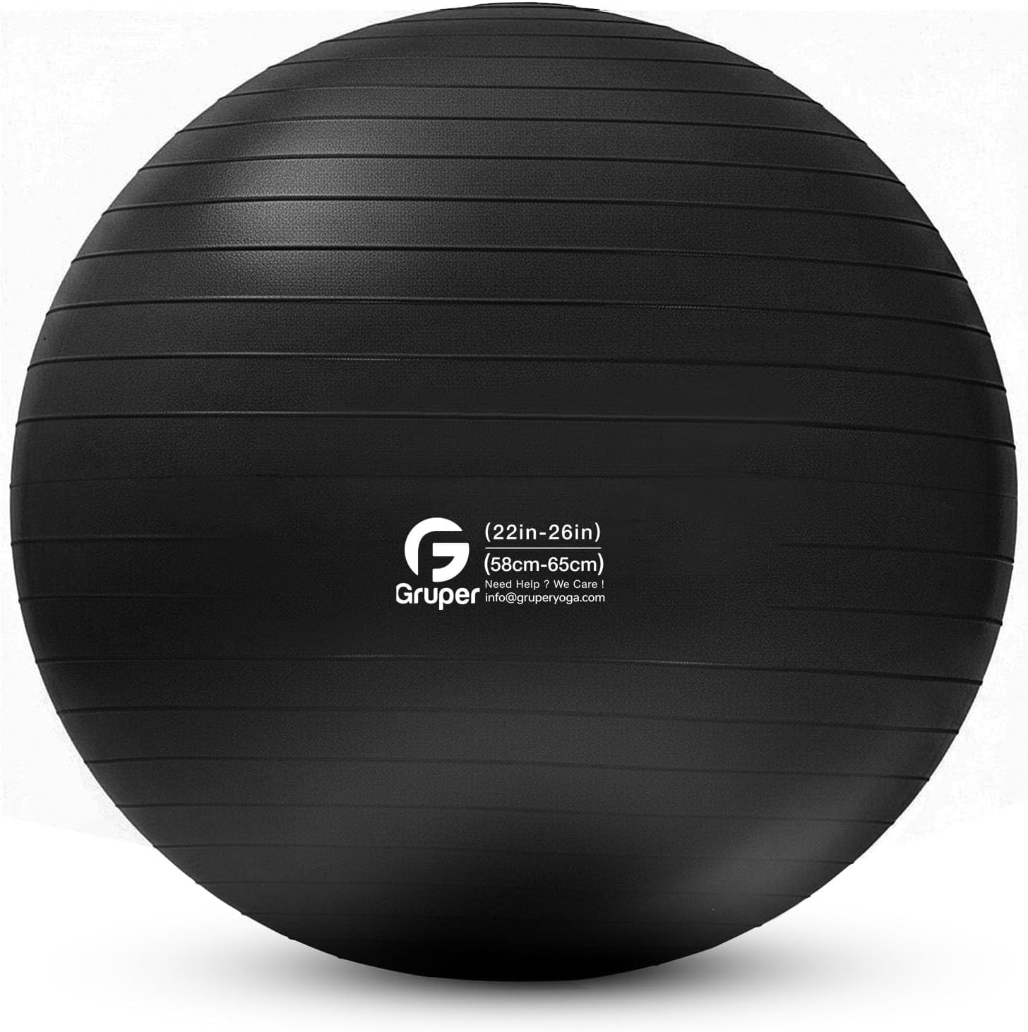 Yoga and Pilates Ball,4 Sizes Gym Ball for Fitness, Yoga, Workout, Pregnancy and