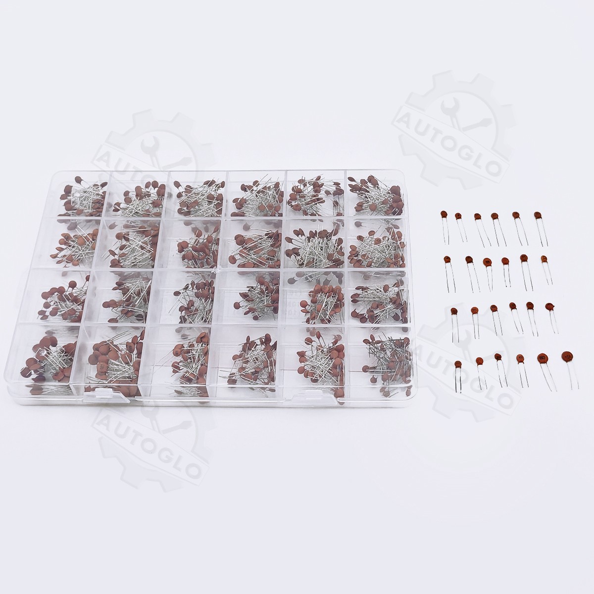 960Pcs/Lot X 2PF-0.1UF 50V 24Value*40Pcs Ceramic Capacitor Assortment Kit US
