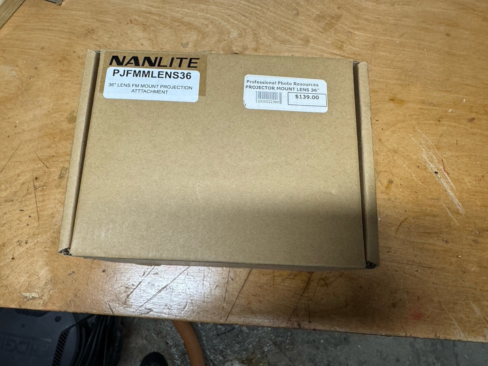 Nanlite PJFMMLens36 36 Degree Lens For Nanlite Projector MountpJFZ60. Open Box!