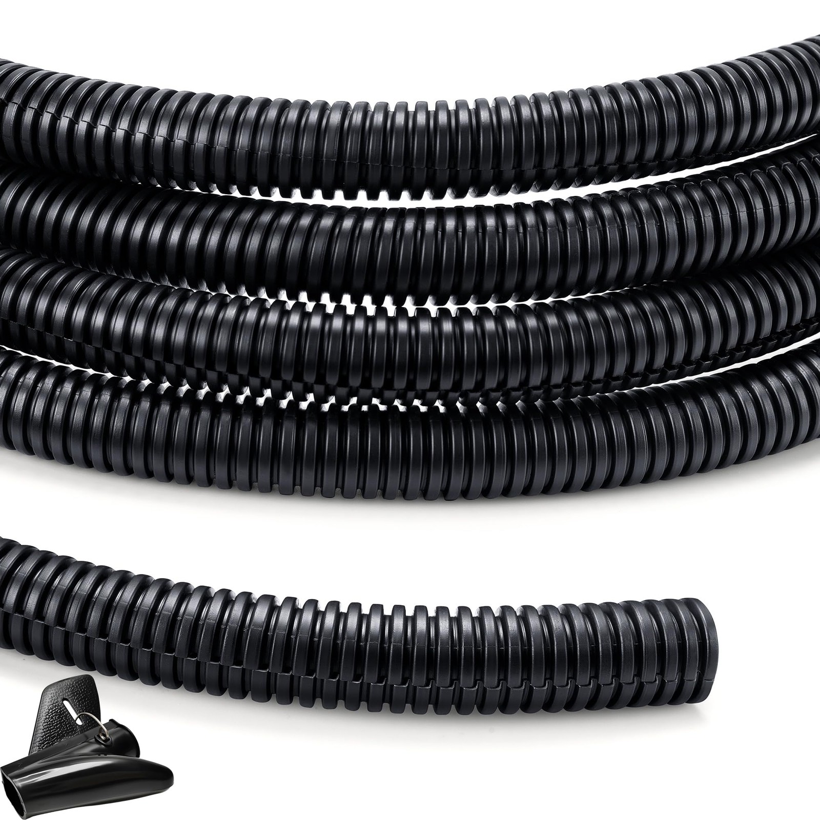 Wire Loom 1/2 inch 10ft, Split Loom, Cord Protectors from Pets, Wire Protecto...