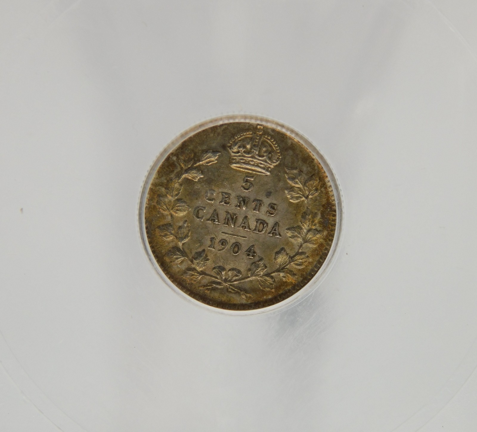1904 CANADA FIVE CENT ICG AU55 (BT1193)
