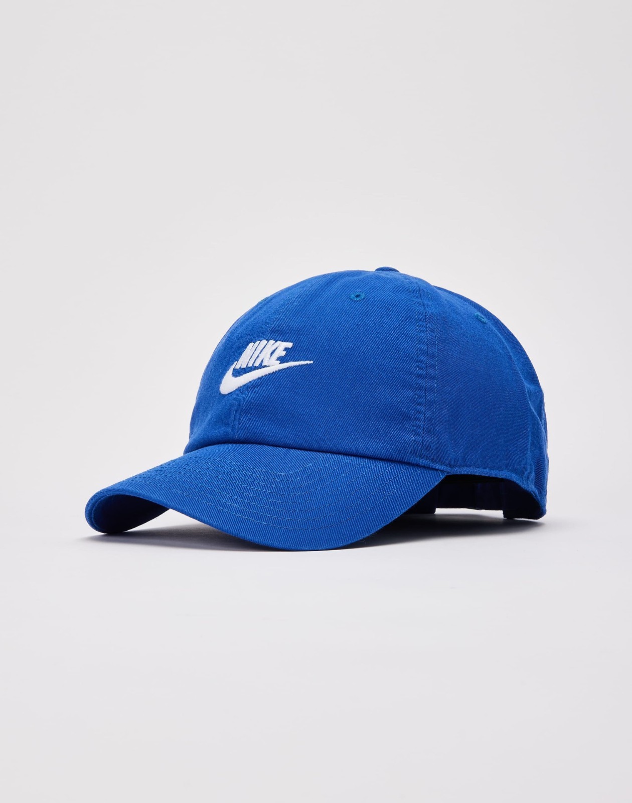Nike Club Unstructured Futura Wash Adjustable Hat Game Royal Size S/M FB5368-480