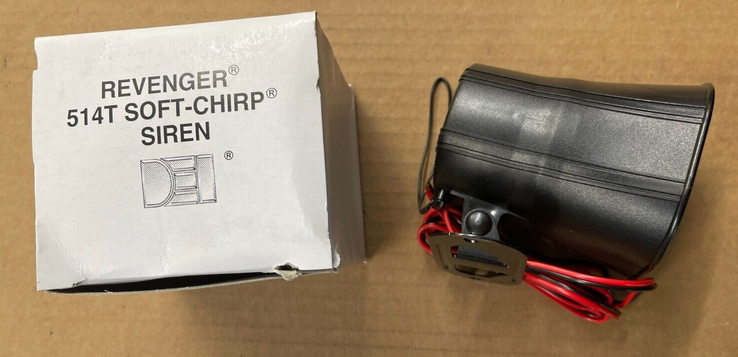 NEW DEI Viper Directed Revenger 6-Tone Siren 514T Universal Car Alarm Siren 514L