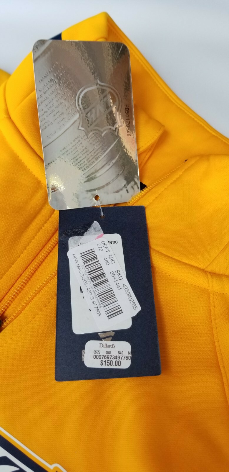 Nashville Predators Fanatics Branded Authentic Pro Full-Zip Jacket - mens Small