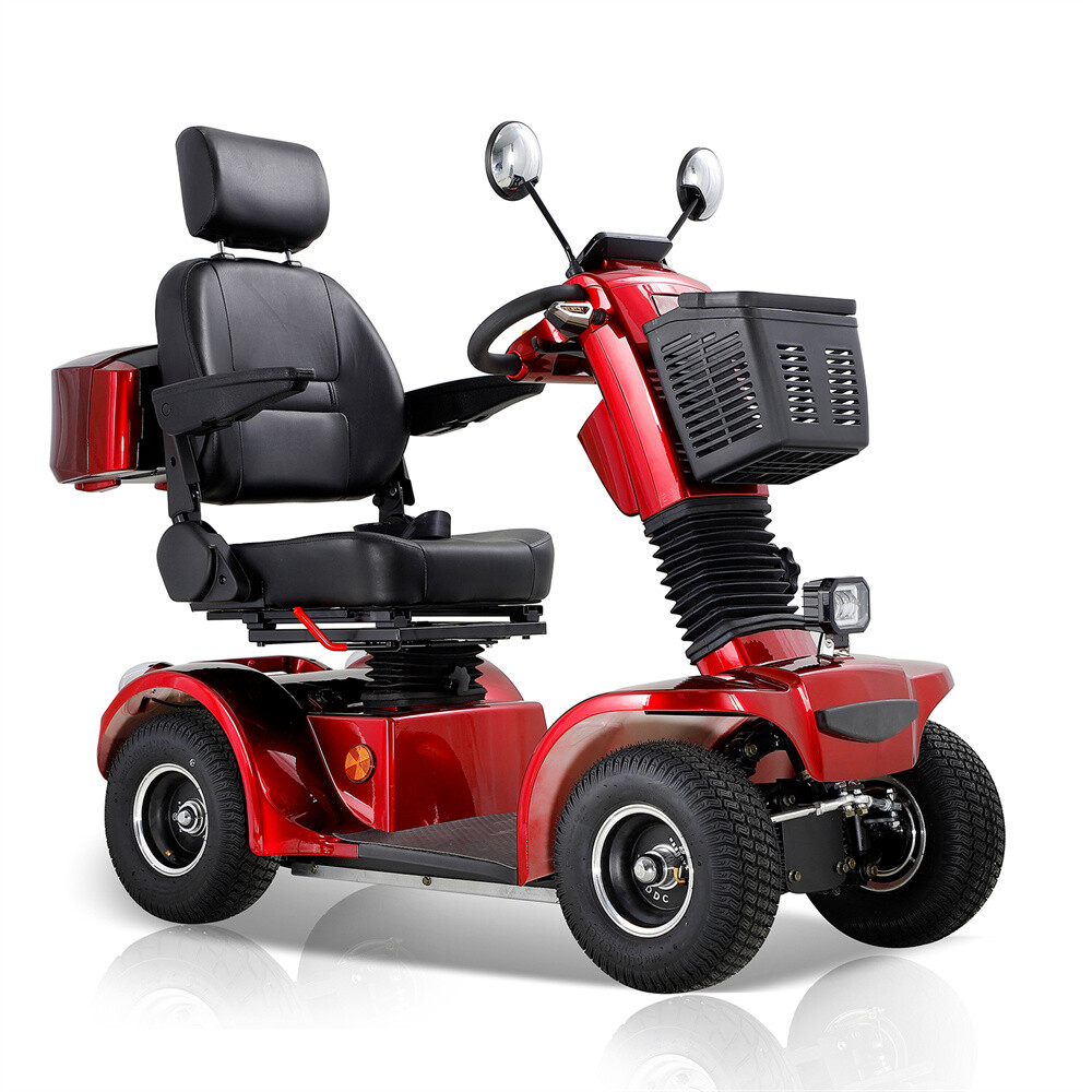 Four wheel Travel Mobility Scooter 500W 48V 20AH battery Motor for Adult Senior