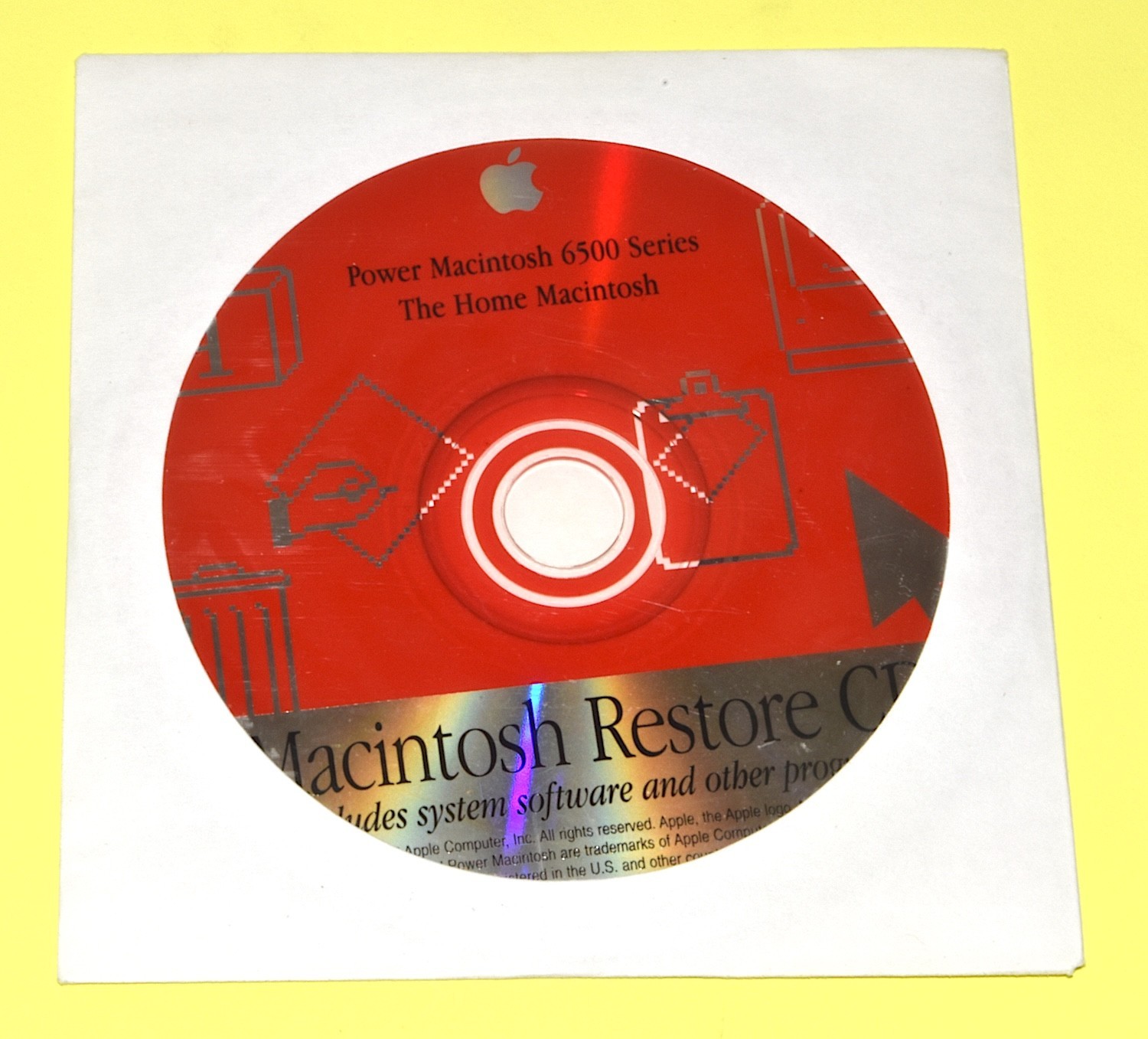 Apple PowerMac 6500 Series Home Edition Restore CD *Used* 691-1608A, MacOS 7.6.1