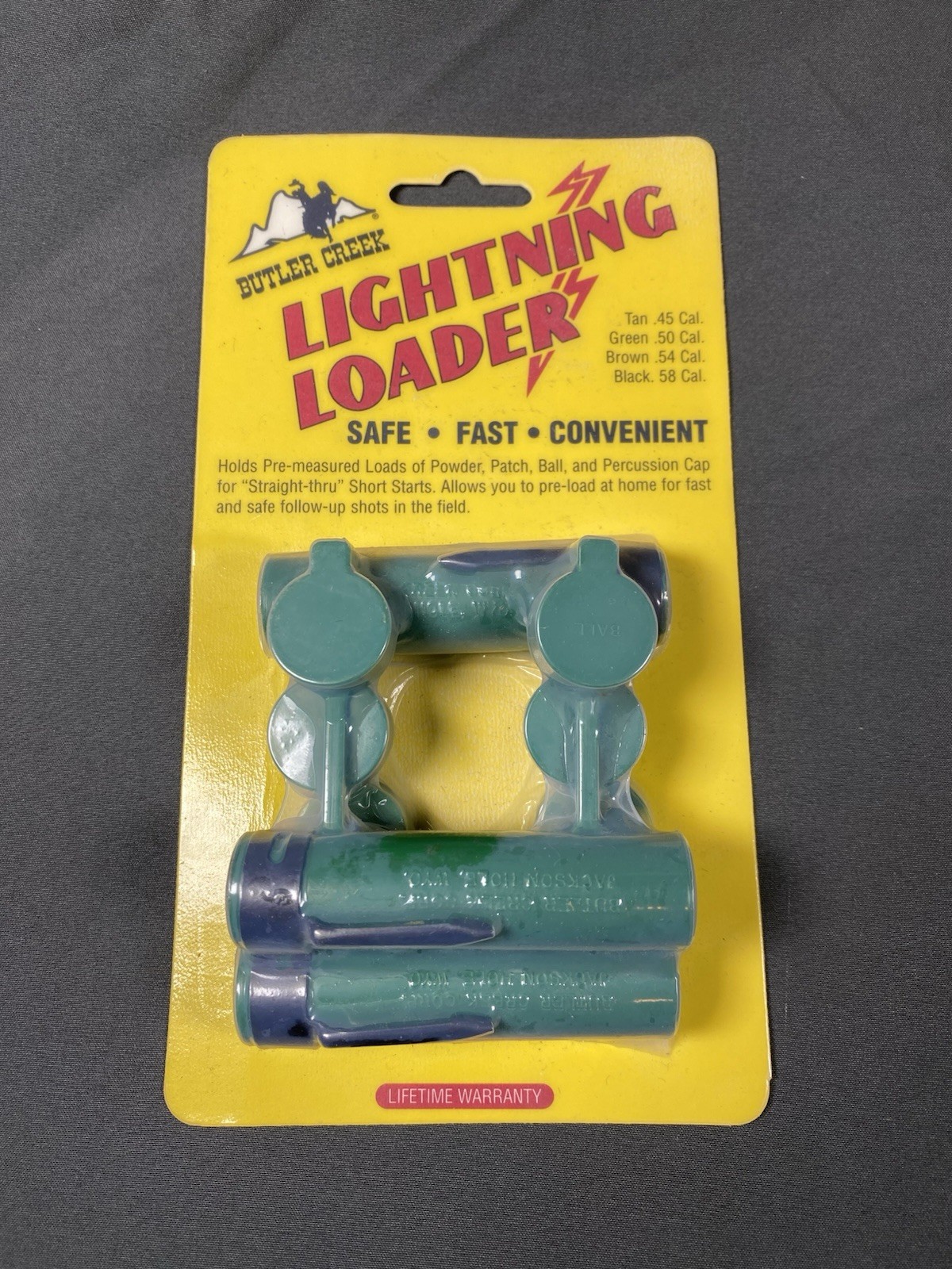 Butler Creek Lightning Loader .50 Cal 3pack New Sealed Pre-measured Powder