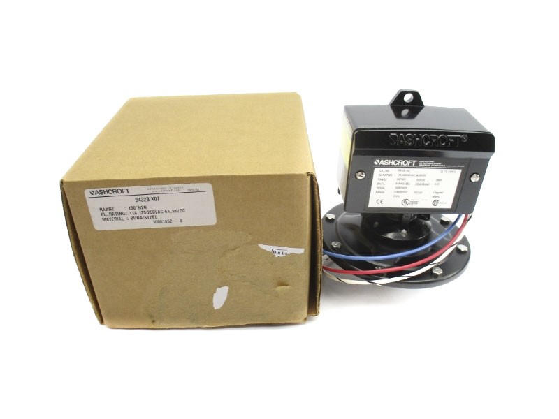 ASHCROFT B432B X07 125/250VAC 11A 20PSI NSMP