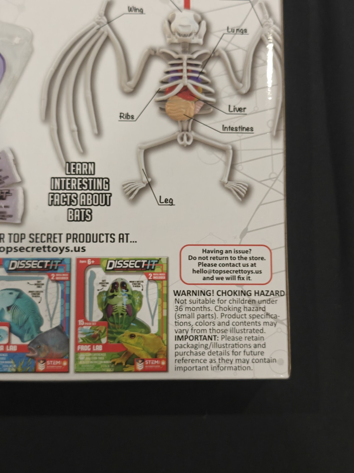 Dissect-It: Bat Lab Synthetic Dissection Kit, Kids Ages 6+