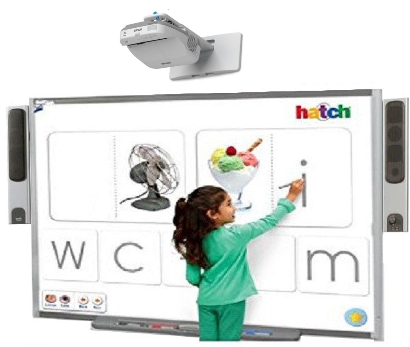 Interactive Smart Board system for classroom 87"