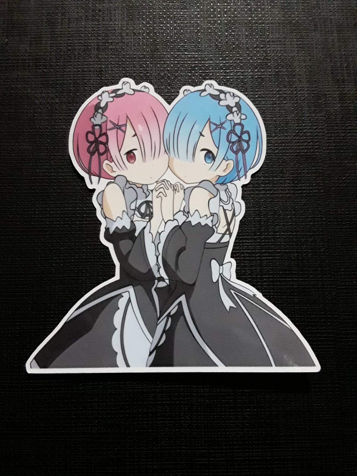 Rem & Ram from Re:Zero Glossy Sticker Anime Appliances, Walls, Windows!