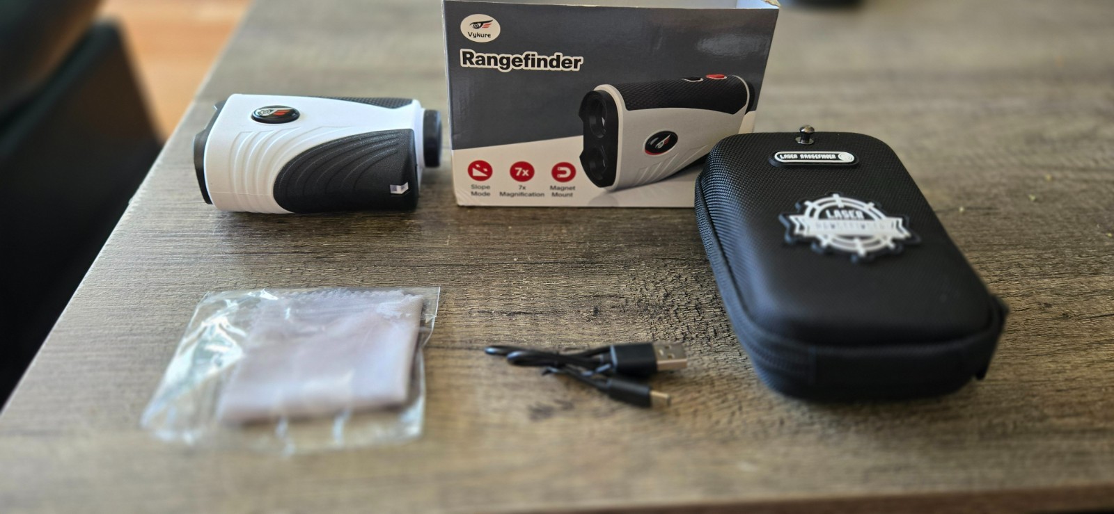 Vykure Golf Rangefinder Scope with slope-magnetic