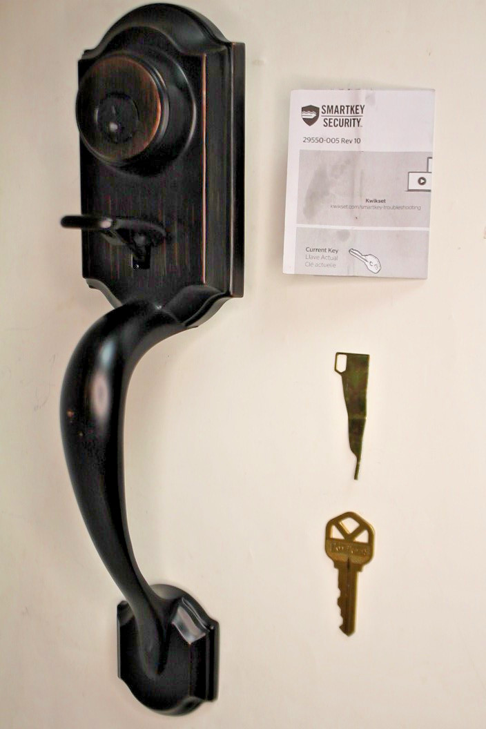 Kwikset Montara Outside Handle ONLY Venetian Bronze for Parts 553MNHXJ11P #95q