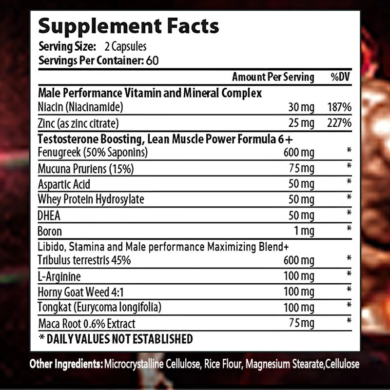 Natural Testosterone Booster Testosterone For Men, Boosts Vitality