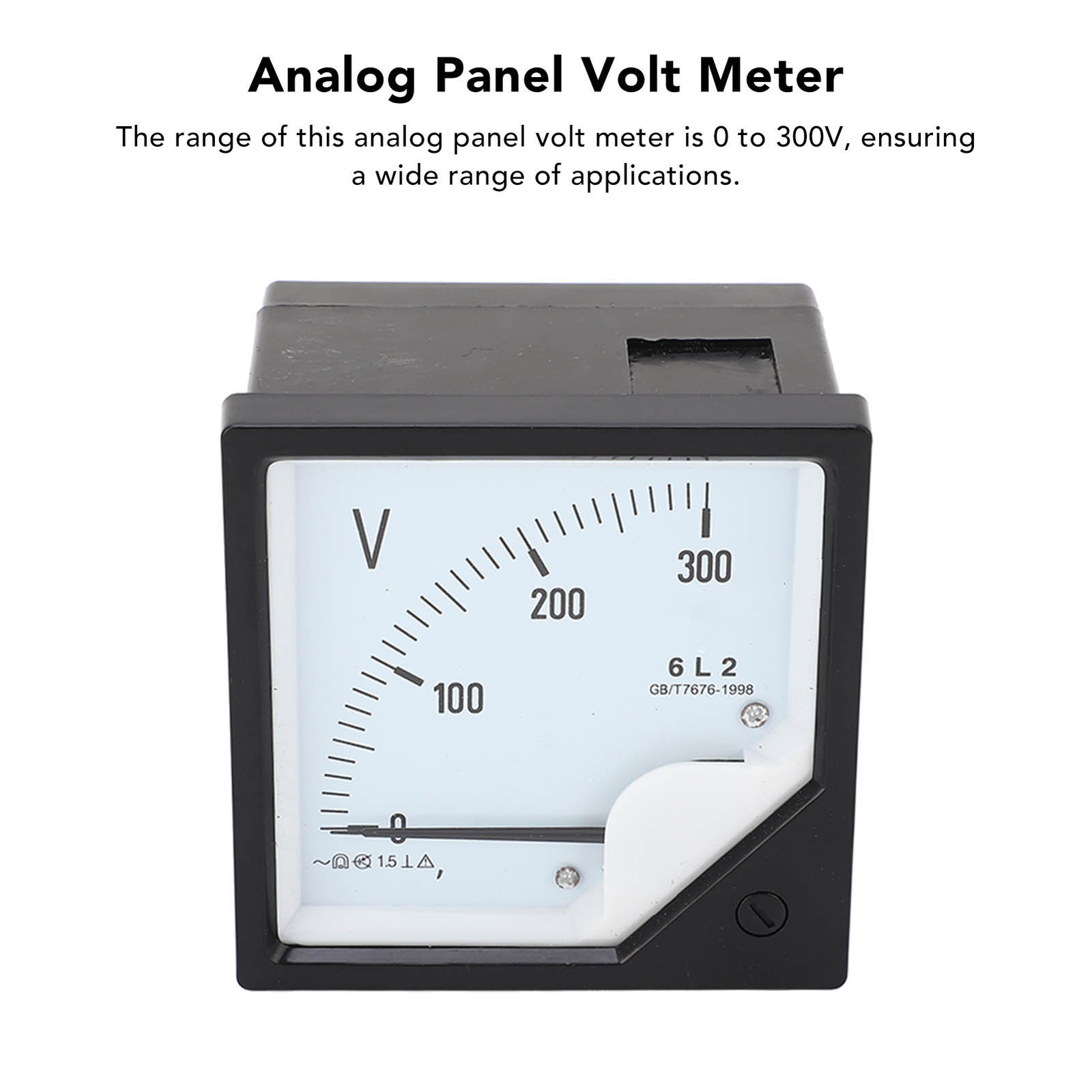 Analog Panel Voltage Gauge 0 To 300V Level 2.5 Pointer Voltmeter For Generator♪