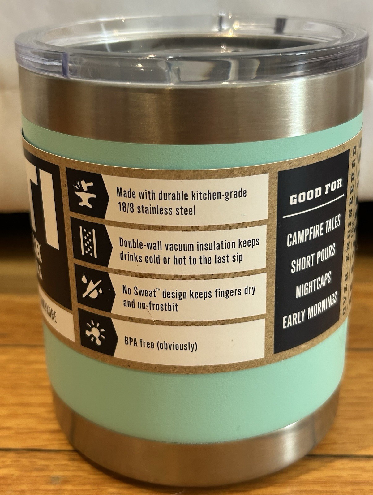 NWT Yeti 10 oz Lowball Rambler in Teal