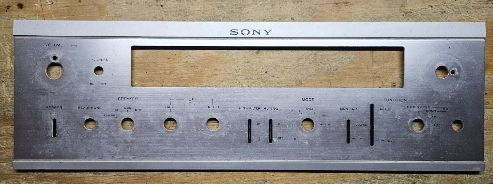 Sony STR-6055 (Fits STR-7045 as well) Receiver Faceplate