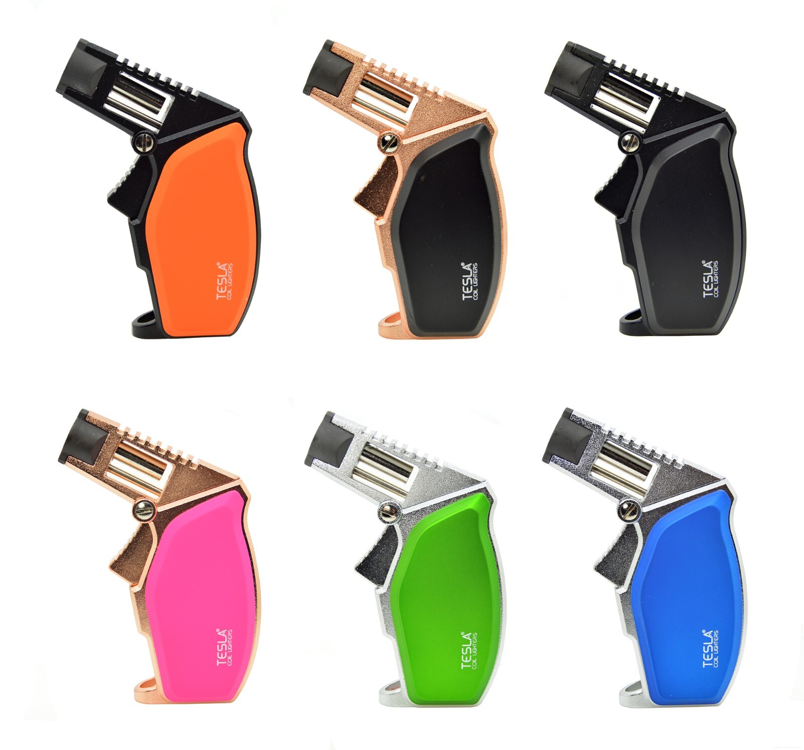 Tesla Torch New Butane Refillable Colored Cigarette Cigar Lighter