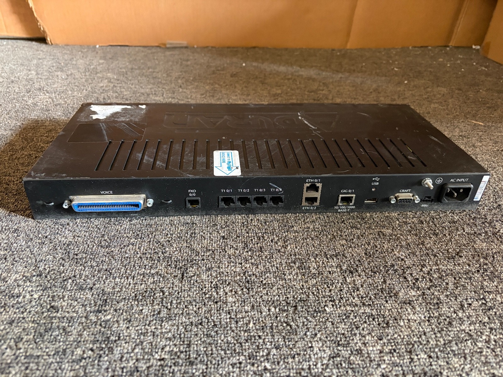 Adtran Total Access 908E 3rd Gen 4243908F5 VoIP Gateway and Router