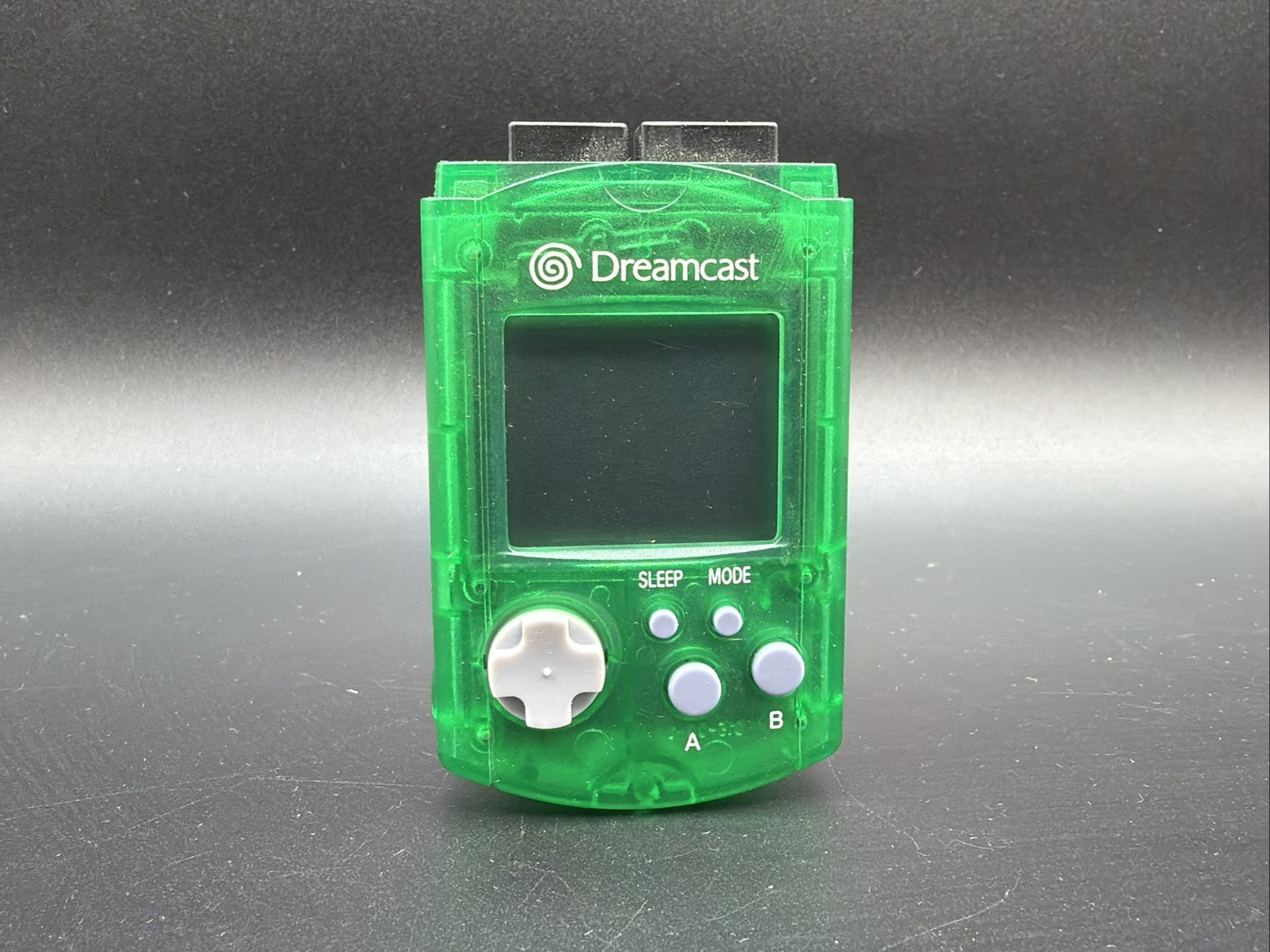 Official Sega Dreamcast Green VMU Visual Memory Card Unit HKT-7000 •UNTESTED!•