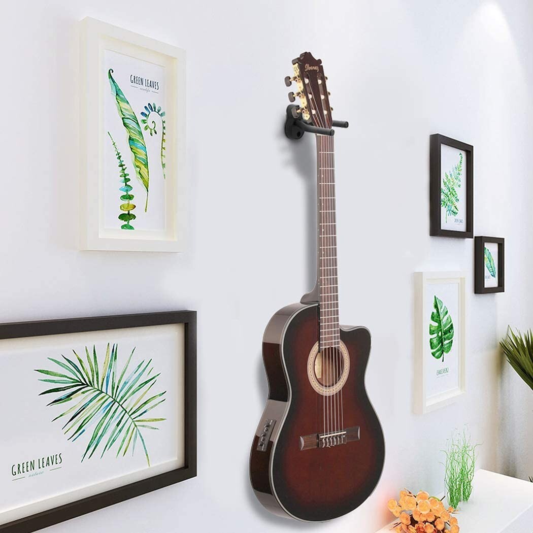 Universal Guitar Wall Mount Hanger Auto Gravity Lock Guitar Holder Wall Hook