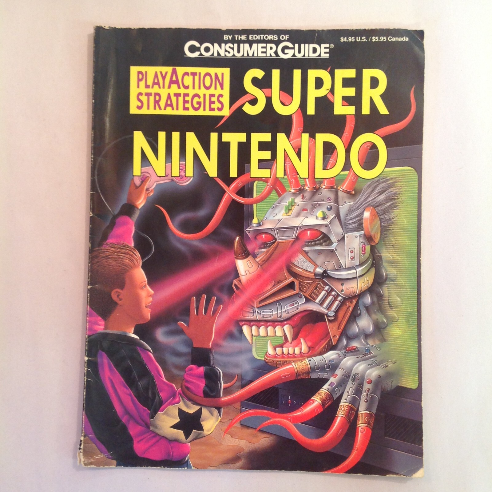 Vintage 1992 Consumer Guide Super Nintendo PlayAction Strategies Color Magazine