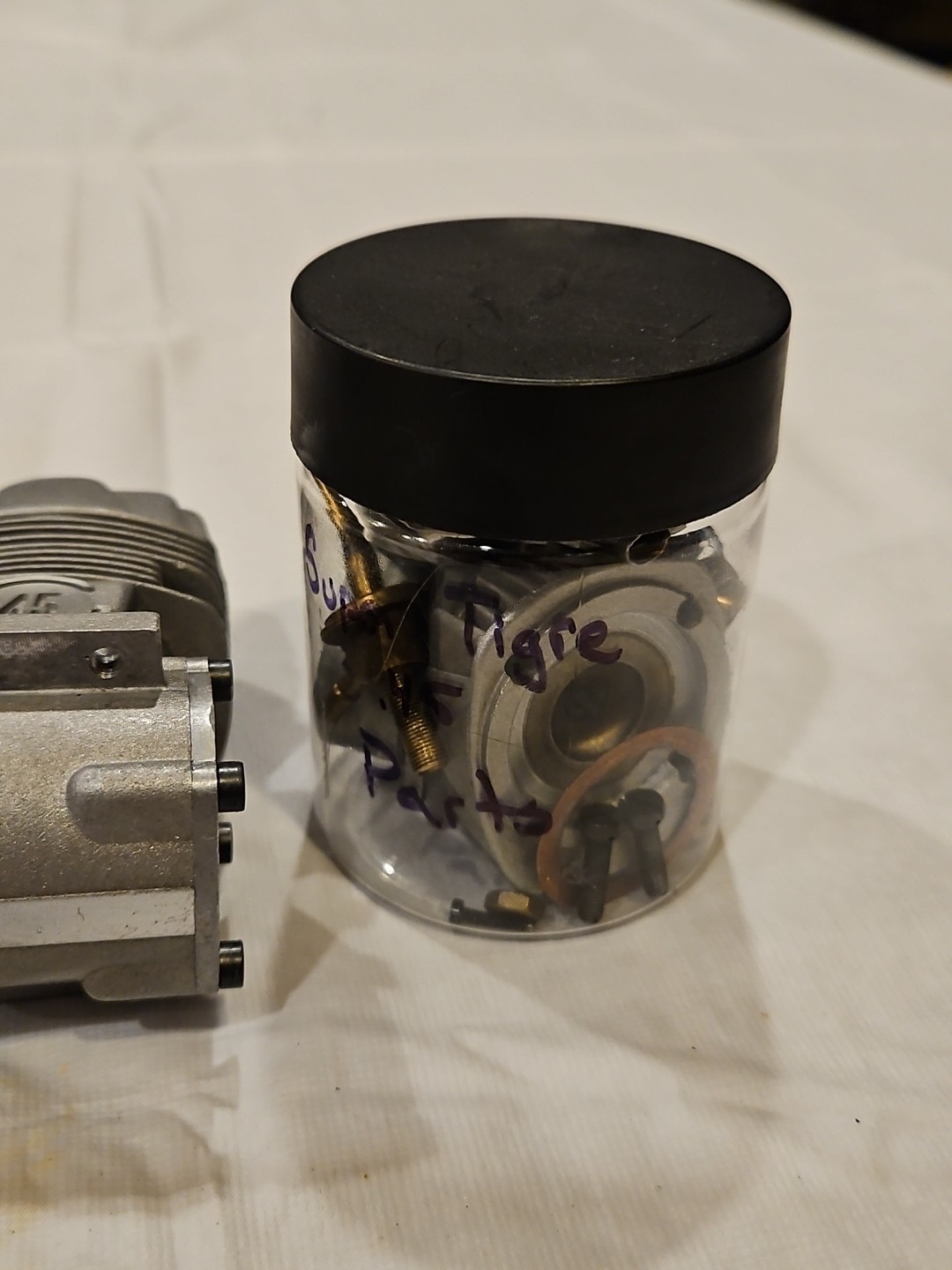 Supertigre 45R/c Model Airplane Engine With Extra Parts