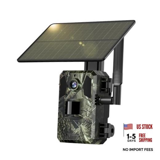 Trail Camera, 2K HD Live Streaming Game Camera 2K Live Feed Camouflage green