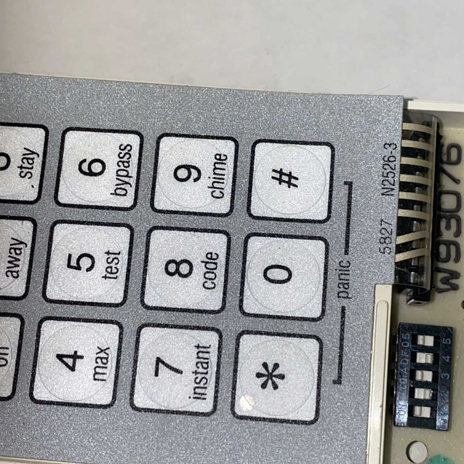 Ademco 5827 Home Security System Wall Mounted Remote Wireless Keypad