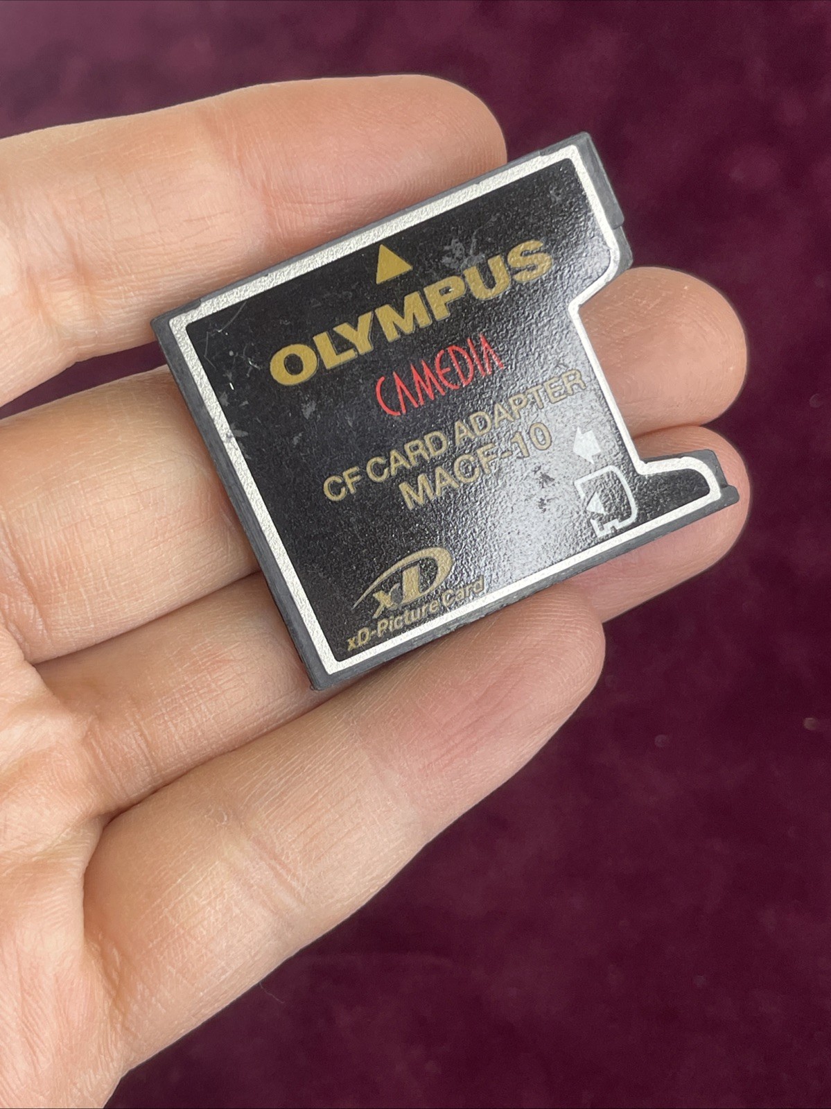 Olympus MACF-10 Camedia xD to CF Card Adapter USA Seller