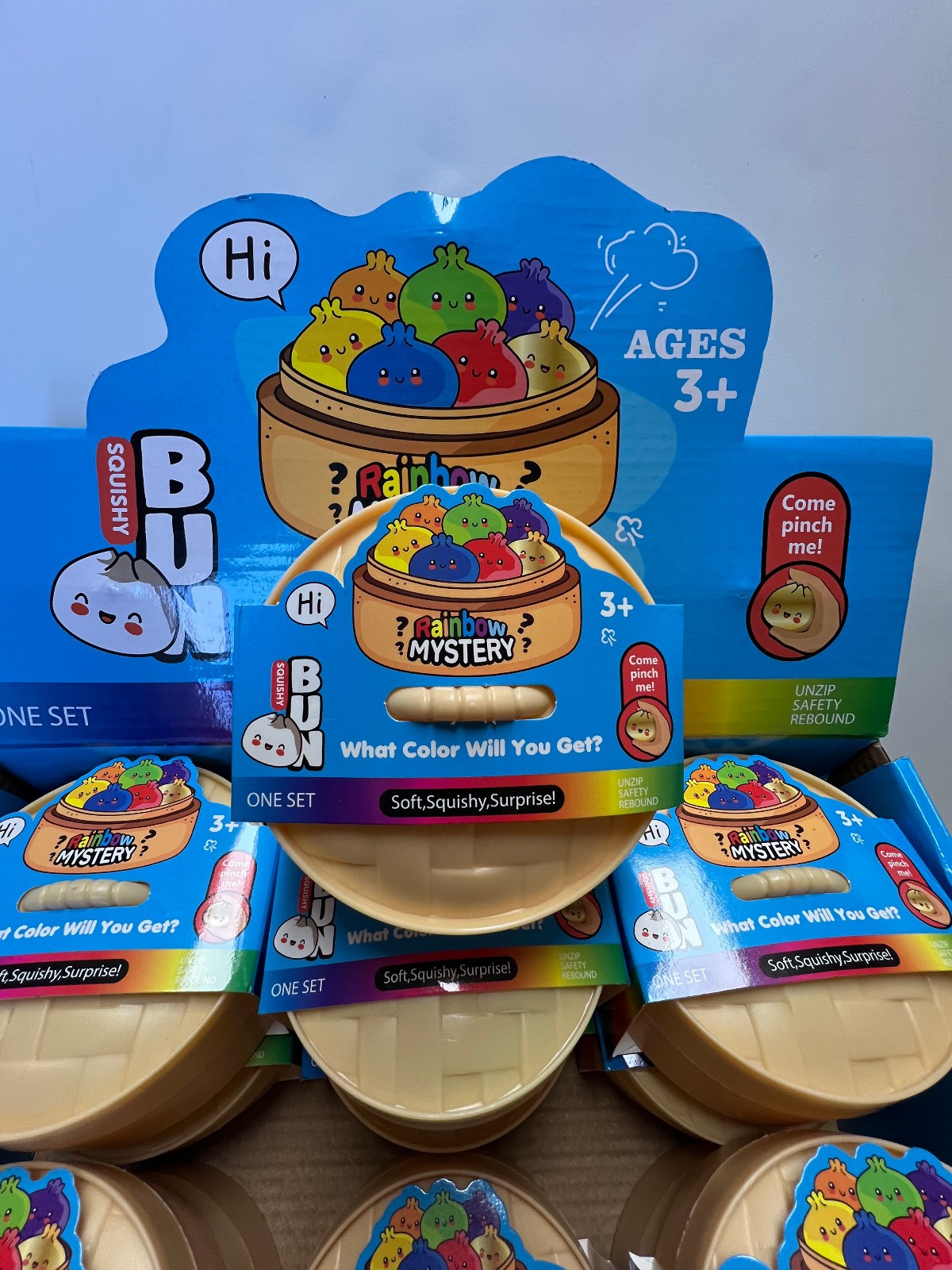 crazy fun squishy bun rainbow mystery dumpling (Price Per Unit)